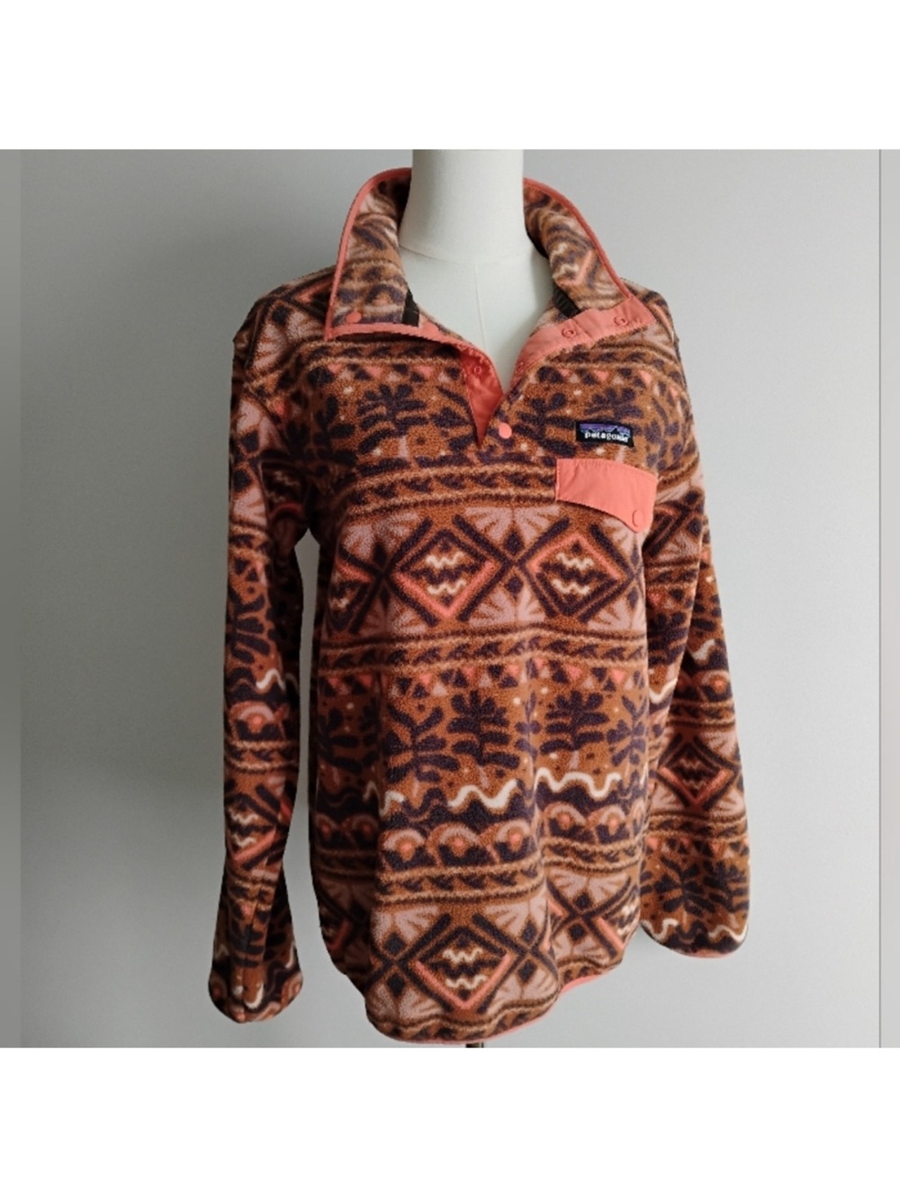 Patagonia Synchilla Snap-T Fleece in ‘Wandering Woods’ print